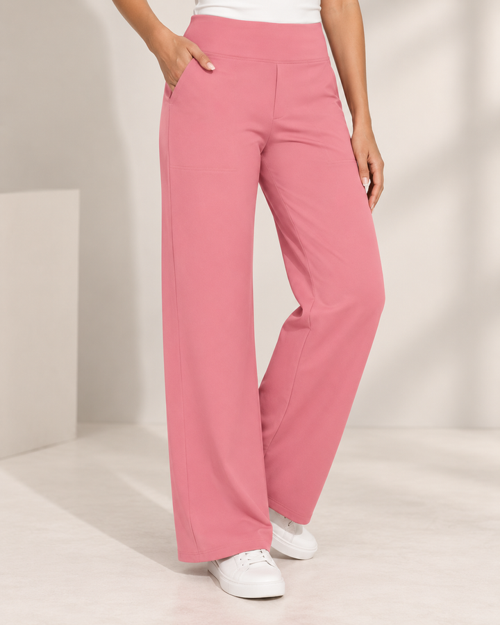 Lize | Wide-Leg Stretch Trousers