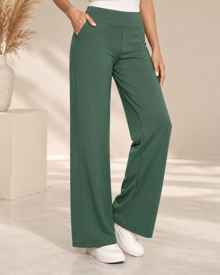 Lize | Wide-Leg Stretch Trousers