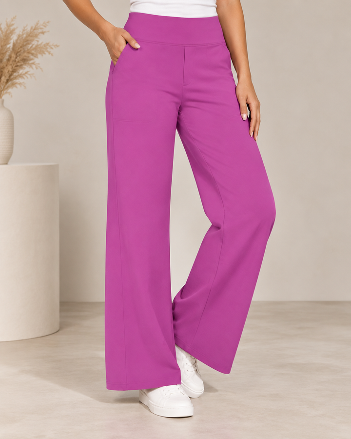 Lize | Wide-Leg Stretch Trousers