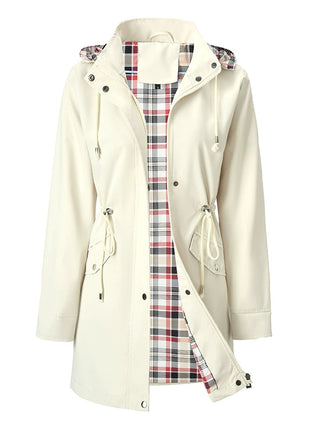 Evi🔥Limited Hot Sale 🎁🧥3-in-1 Plaid Waterproof Jacket for Women– Rain, Wind &amp; Cold, All Covered
