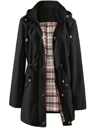 Evi🔥Limited Hot Sale 🎁🧥3-in-1 Plaid Waterproof Jacket for Women– Rain, Wind &amp; Cold, All Covered