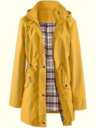 Evi🔥Limited Hot Sale 🎁🧥3-in-1 Plaid Waterproof Jacket for Women– Rain, Wind &amp; Cold, All Covered