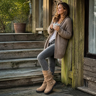 Dunia Slouchy Mid-Calf Boots