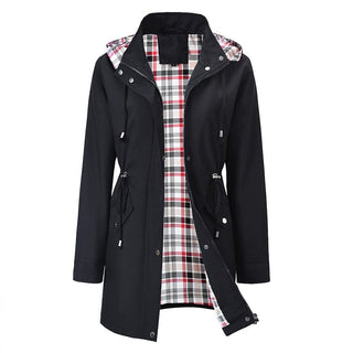 Evi🔥Limited Hot Sale 🎁🧥3-in-1 Plaid Waterproof Jacket for Women– Rain, Wind &amp; Cold, All Covered