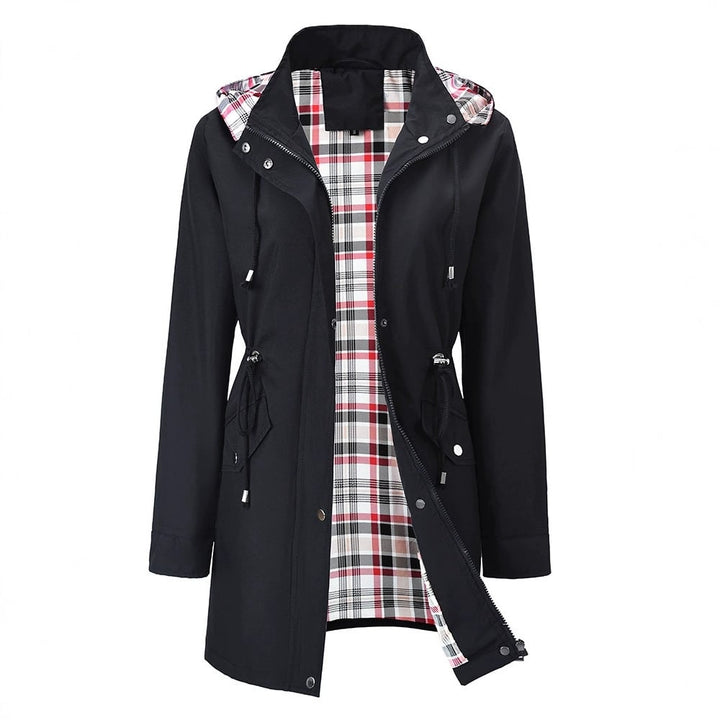 Evi🔥Limited Hot Sale 🎁🧥3-in-1 Plaid Waterproof Jacket for Women– Rain, Wind &amp; Cold, All Covered