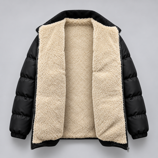 MARLON | FLEECE-LINED QUILTED JACKET