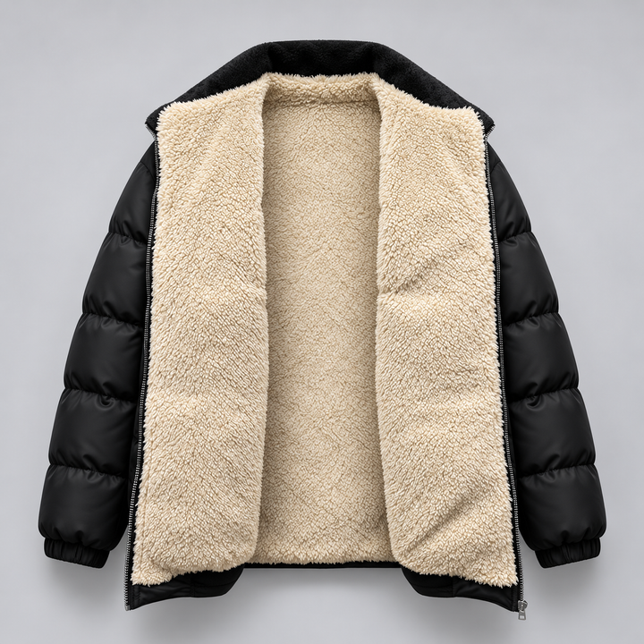 MARLON | FLEECE-LINED QUILTED JACKET