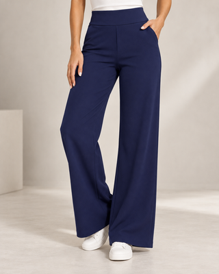 Lize | Wide-Leg Stretch Trousers