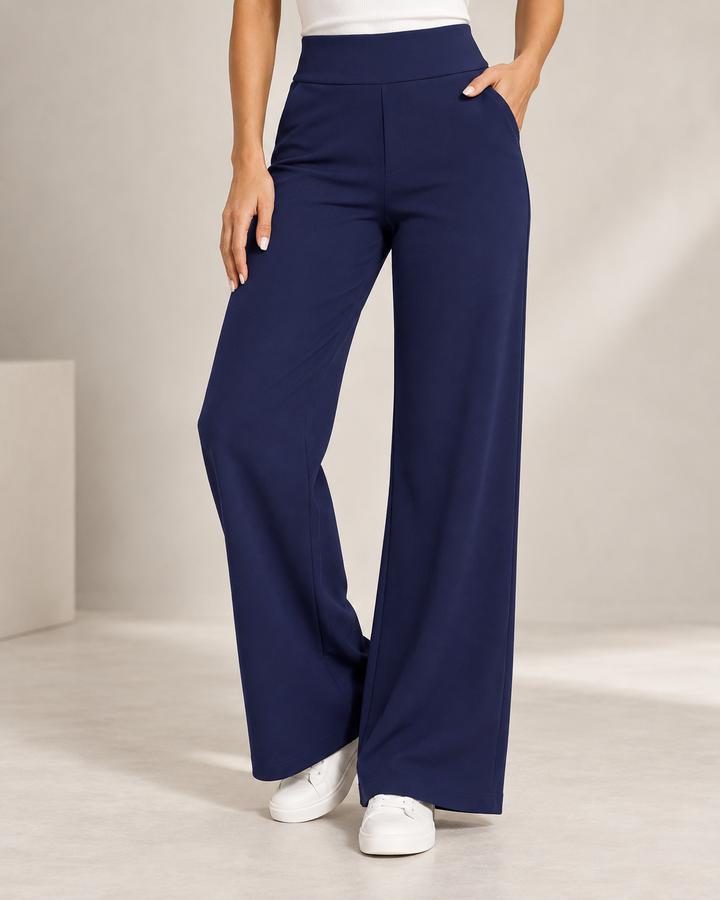 Lize | Wide-Leg Stretch Trousers