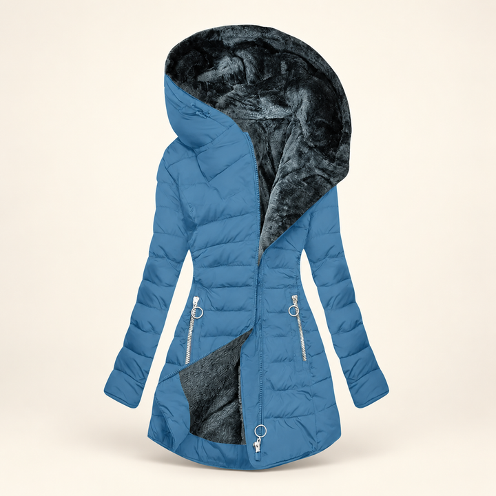 Feathra Blue puffer jacket