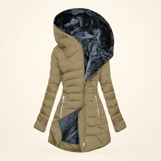 Feathra Khaki puffer jacket
