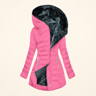 Feathra Pink puffer jacket