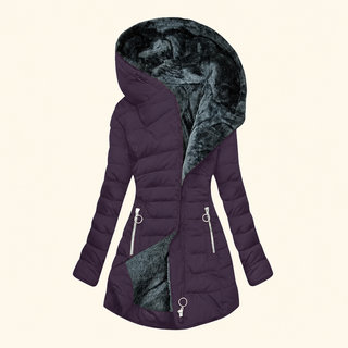 Feathra Purple puffer jacket