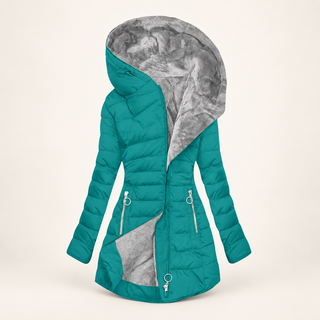 Feathra Turquoise puffer jacket