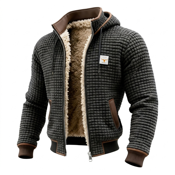 Laluna® | Retro Hooded Zip-Up Jacket
