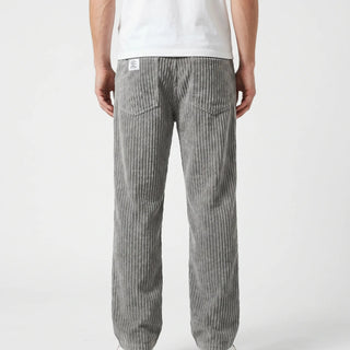 Close-up view of Marco ribbed corduroy trousers
