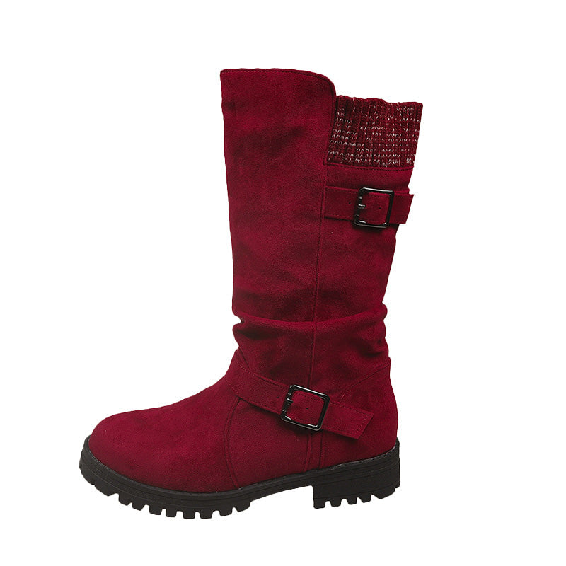 Women's slouchy mid-calf boots product photo 11