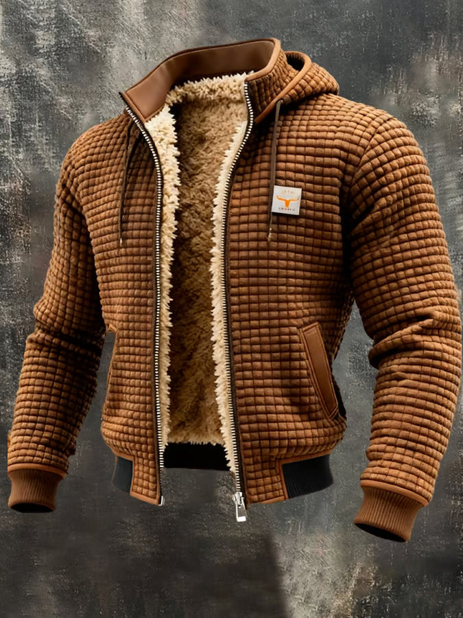 Laluna® | Retro Hooded Zip-Up Jacket
