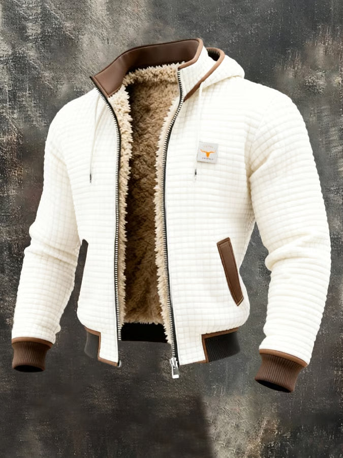 Laluna® | Retro Hooded Zip-Up Jacket