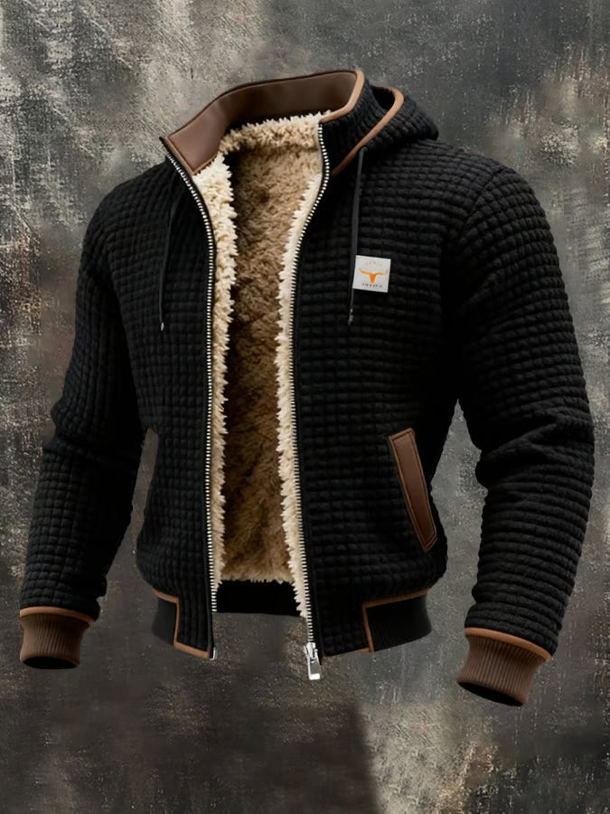 Laluna® | Retro Hooded Zip-Up Jacket