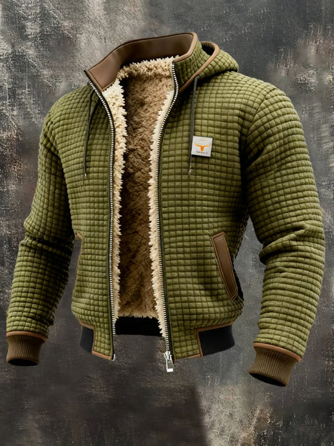 Laluna® | Retro Hooded Zip-Up Jacket